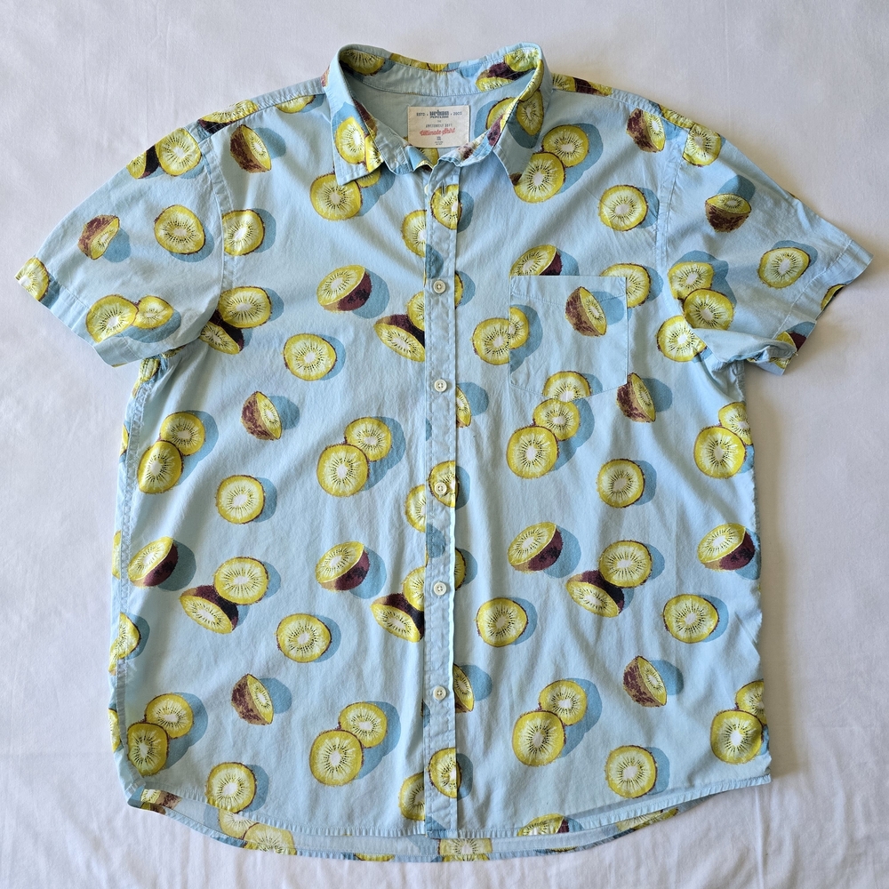 Urban Pipeline Blue and Yellow Ultimate Shirt